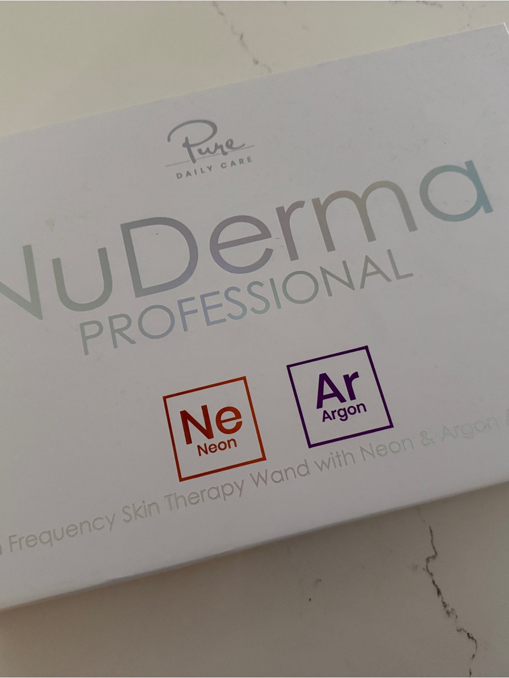 NuDerma Professional Skin Therapy Device in Box